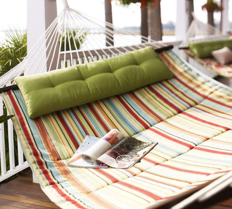 как повесить гамак дома 