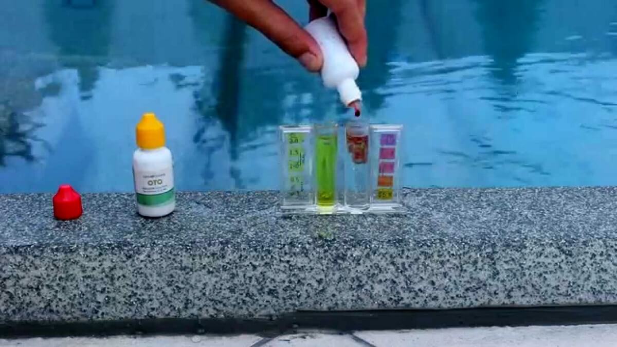 Тест на содержание хлора в воде